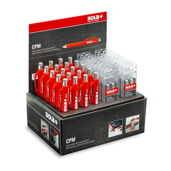 Комплект механични строителни моливи SOLA CPM SET – 20 бр., HB и 10H
