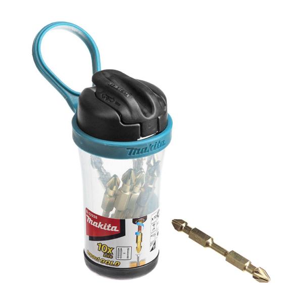 Комплект двустранни битове Makita B-52928-6 – PZ2, 65 мм, 10 бр.