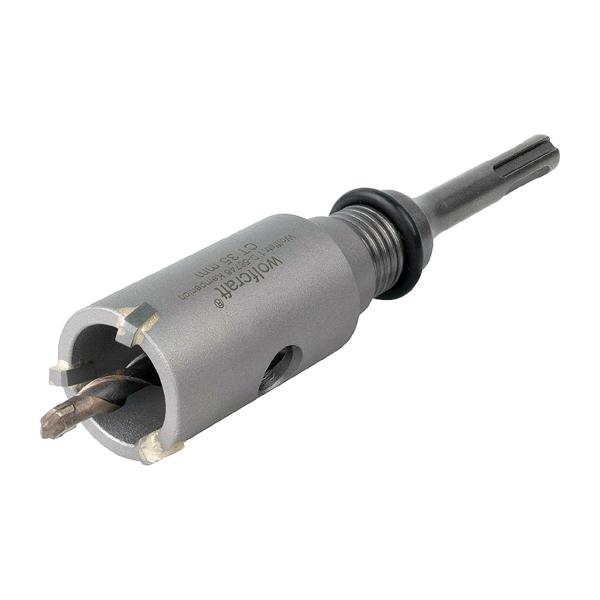 Боркорона за тухли и бетон Wolfcraft 5458000 – 35 × 46 мм, SDS-plus