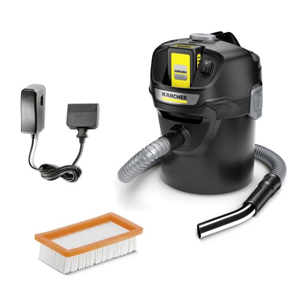 Акумулаторна смукачка за пепел Karcher AD 2 Battery Set – 18 V, 14 л