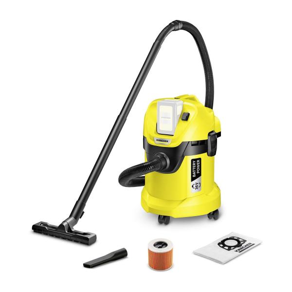Акумулаторна прахосмукачка за сухо и мокро почистване Karcher WD 3 Battery – 36 V, 17 л