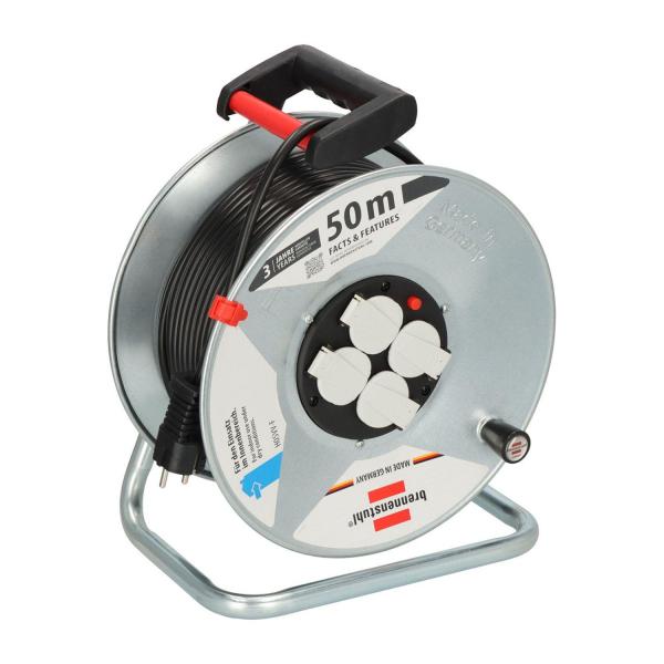 Макара с кабел Brennenstuhl Garant S 4 E 1195066 – 50 м, IP20