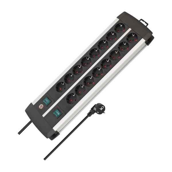 Разклонител Brennenstuhl Premium-Alu-Line 1391000916 – 16 гнезда, 3 м
