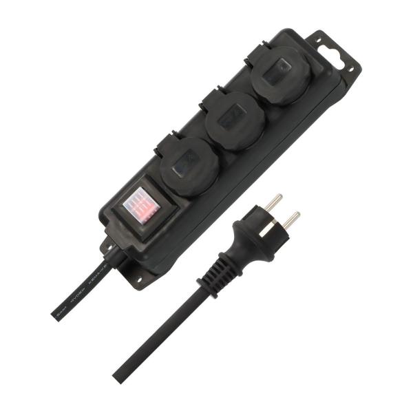 Разклонител Brennenstuhl Power IP44 1159950013 – 3 гнезда, 2 м