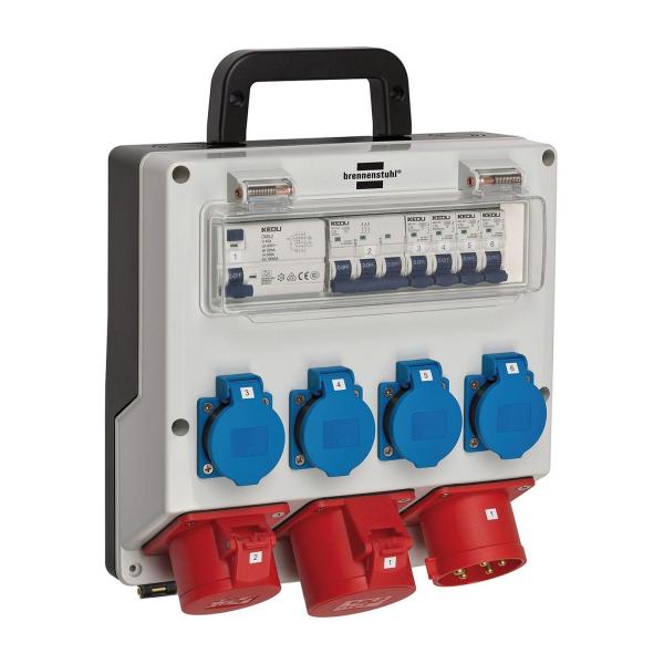 Стенен разпределител Brennenstuhl 4/32 IP44 1154890020 – 32 A, 22 kW
