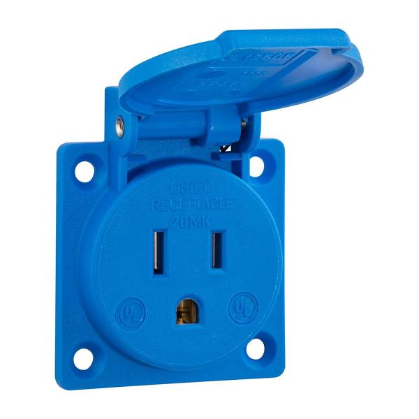 Контакт за вграждане ABL UL12505 – NEMA 5-15 R, 15 A, 125 V, IP54