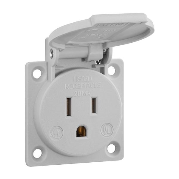 Контакт за вграждане ABL UL12506 – NEMA 5-15 R, 15 A, 125 V, IP54