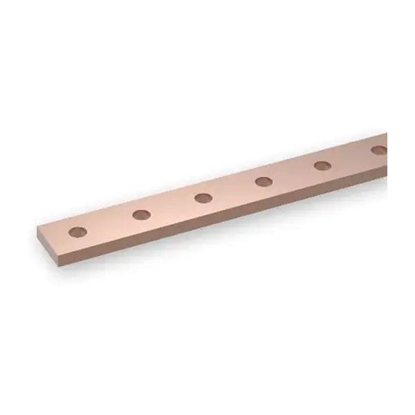 Медна шина Arnocanali BCF124-1 – 12 × 4 × 1000 мм, 125 A