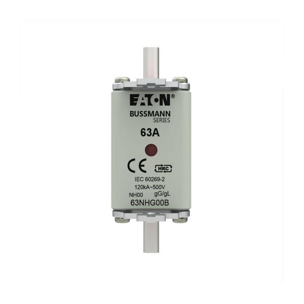 Ножов предпазител Eaton 63NHG00B – NH00, 63 A, 500 V
