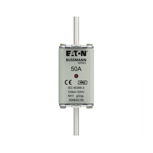 Ножов предпазител Eaton 50NHG1B – NH1, 50 A, 500 V