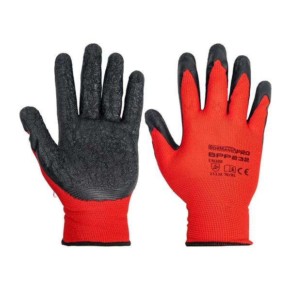 Работни ръкавици с латексово покритие BORMANN Pro BPP232 – XL