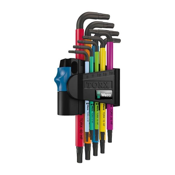 Комплект Г-образни ключове Torx Wera 967/9 TX Multicolour HF 1 – 9 бр.