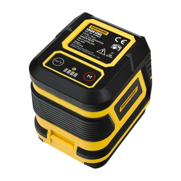 Комплект лазерен нивелир и лазерна ролетка Top Master Pro 279922 – 35 м / 70 м, IP54