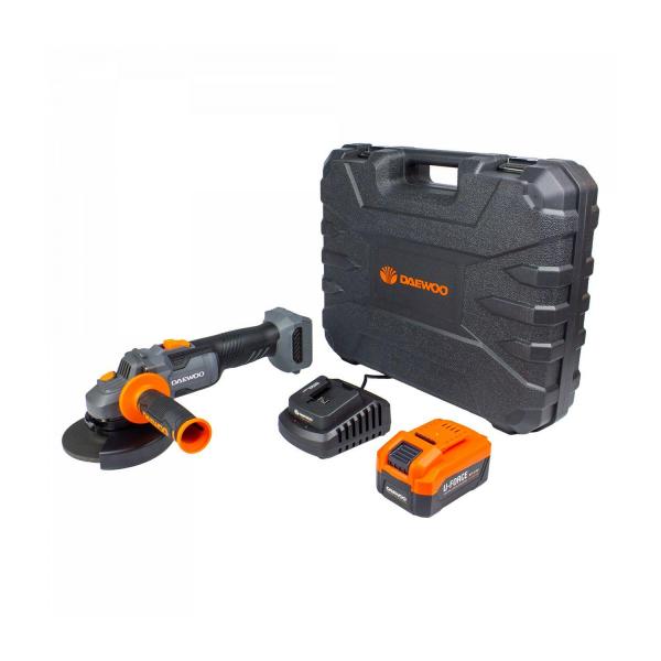 Акумулаторен безчетков ъглошлайф Daewoo DALAGBL20-125-K – 125 мм, 20 V