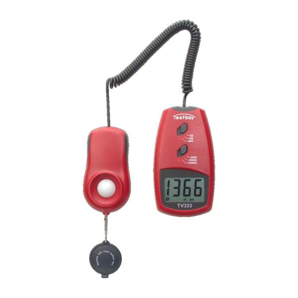 Дигитален луксомер Testboy TV 333 – 0–100000 lx, LCD