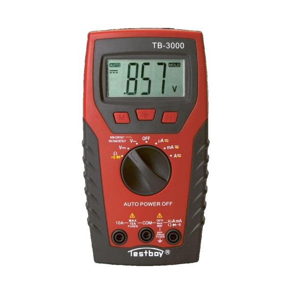 Дигитален мултицет с кабелен детектор Testboy 3000 – 600 V AC/DC, 10 A, CAT IV 600 V
