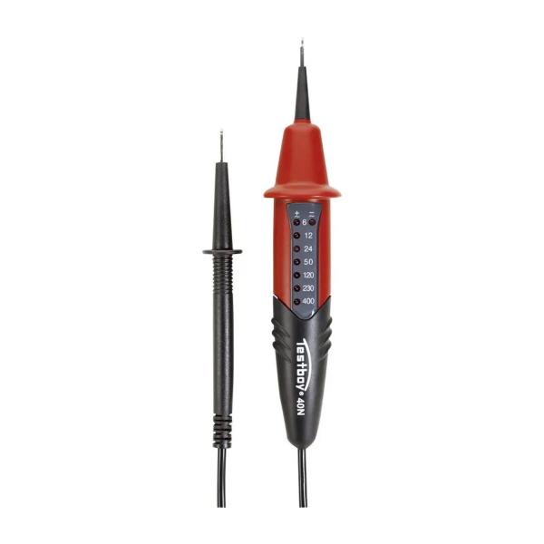 Двуполюсен тестер за напрежение Testboy 40 Plus – 6–400 V AC/DC, CAT III 400 V