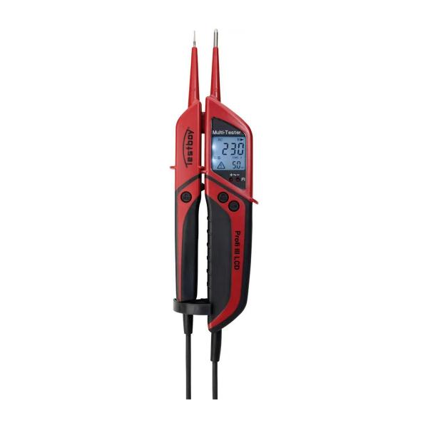 Двуполюсен тестер за напрежение Testboy Profi III LCD – 3–1000 V AC, 4–1400 V DC, CAT IV 1000 V