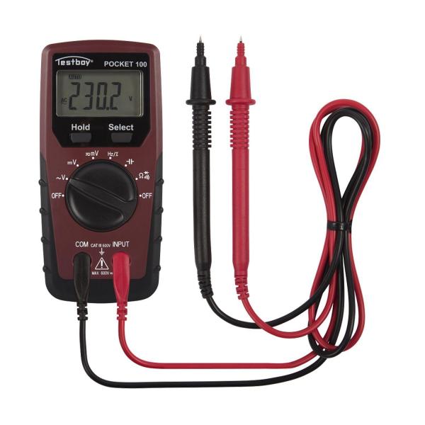 Дигитален мултицет Testboy Pocket 100 – 600 V AC/DC, CAT III 600 V