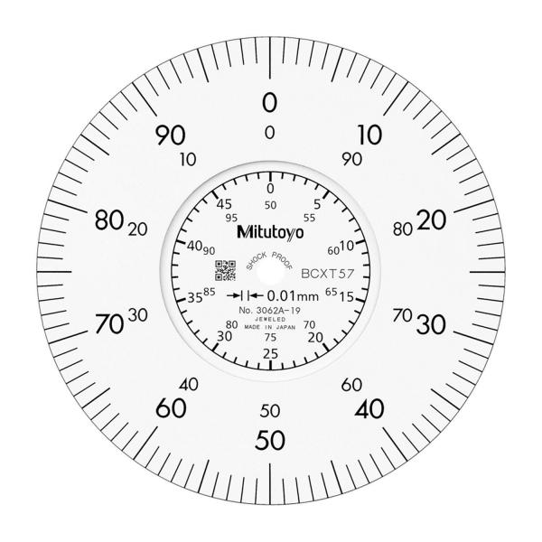 Индикаторен часовник Mitutoyo 3062AB-19, 0-100 мм, 0,01 мм