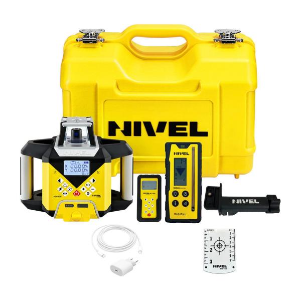 Ротационен лазерен нивелир Nivel System NL640R Digital, 600 м
