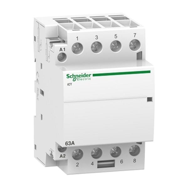 Модулен контактор Schneider Electric Acti9 iCT – 63 A, 4NO, 24 V AC
