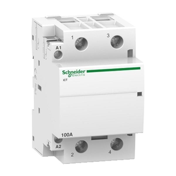 Модулен контактор Schneider Electric Acti9 iCT – 100 A, 2NO, 220-240 V AC