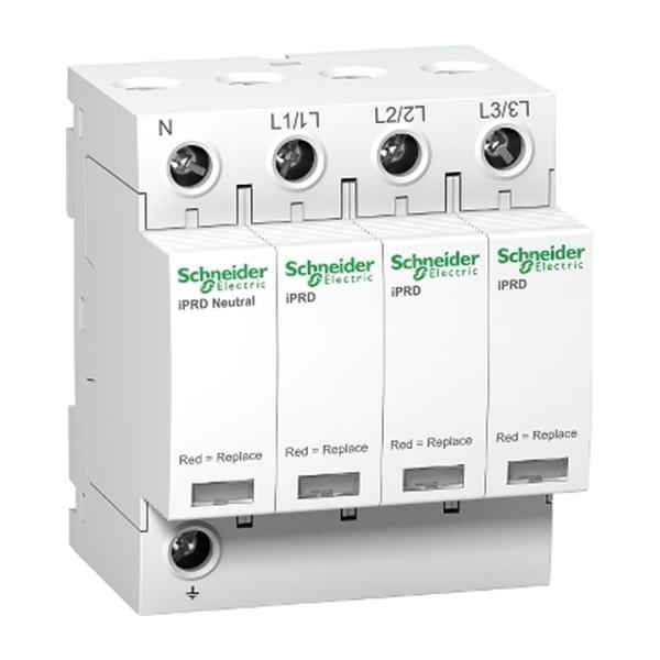 Катоден отводител Schneider Electric Acti9 iPRD20 – тип 2, 3P+N, 350 V, 20 kA