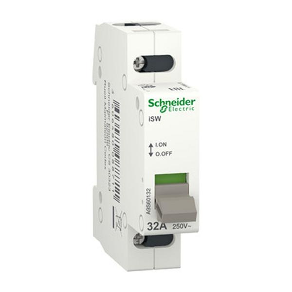 Товаров разединител Schneider Electric Acti 9 iSW – 1P, 32 A, 250 V, 1 модул