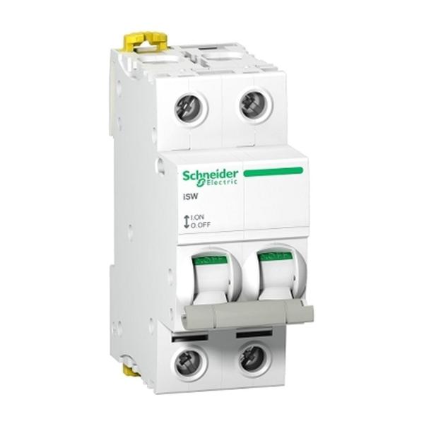 Товаров разединител Schneider Electric Acti 9 iSW – 2P, 40 A, 415 V, 2 модула