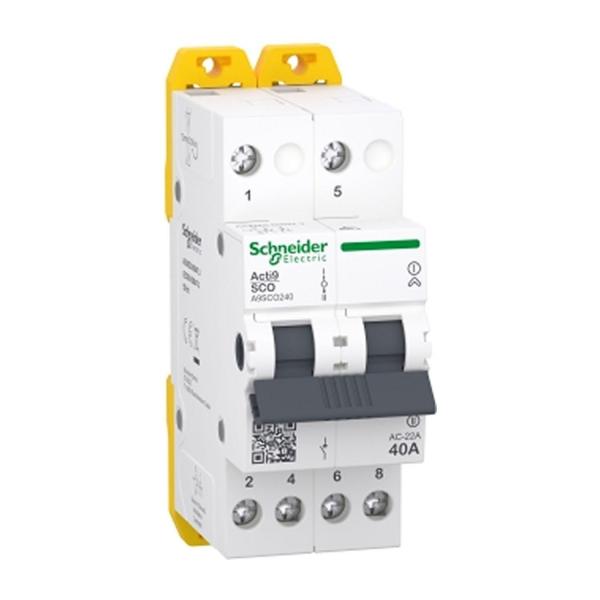 Ум шалтер Schneider Electric Acti 9 iSSW – I-0-II, 2P, 40 A, 400/415 V
