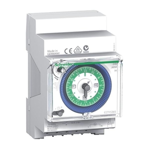 Механичен таймер за DIN шина Schneider Electric Acti9 IH, 16A, 3 модула