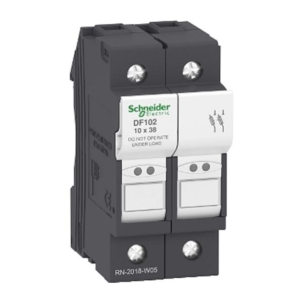 Разединител за стопяем предпазител Schneider Electric TeSys DF – 2P, 32 A, 10×38 mm