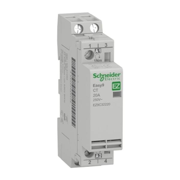 Модулен контактор Schneider Electric Easy9 CT – 2P, 20 A, 2NO, 230 V