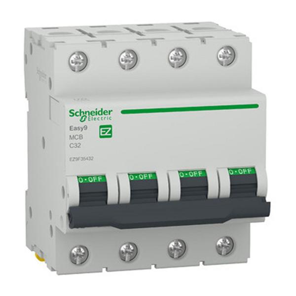 Автоматичен прекъсвач Schneider Electric Easy9 EZ9F35432 – 4P, 32 A, C, 6 kA