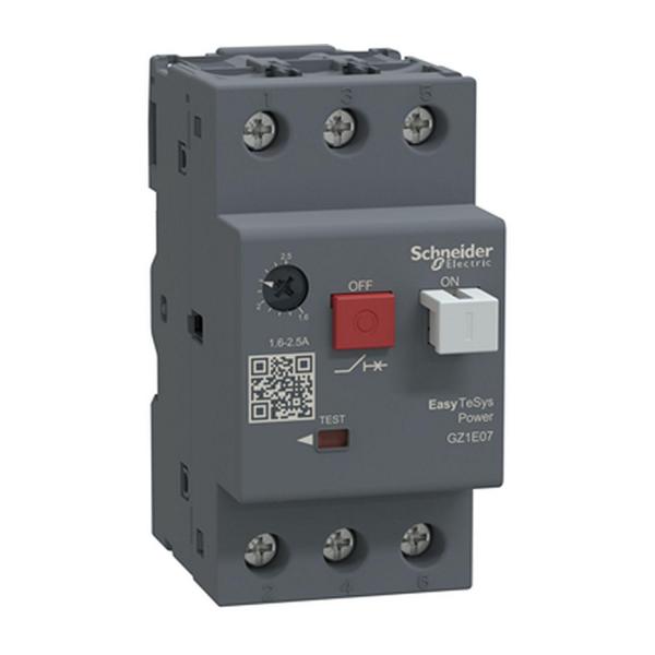 Моторна защита Schneider Electric Easy TeSys GZ1E07 – 3P, 1,6–2,5 A, 100 kA