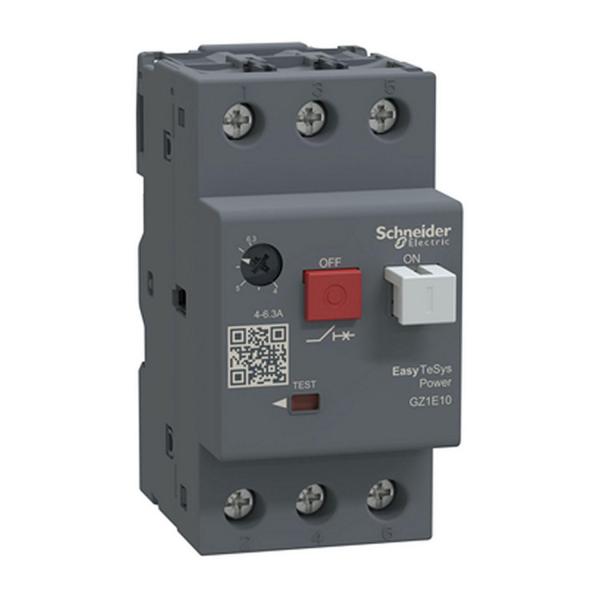 Моторна защита Schneider Electric Easy TeSys GZ1E10 – 3P, 4–6,3 A, 2,2 kW