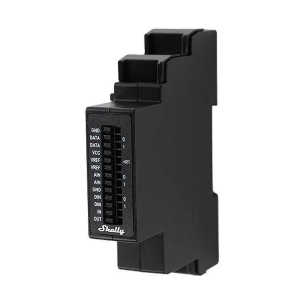 Сериен интерфейс Shelly Pro Sensor Add-on – 1-Wire, 0–10 V, цифрови входове