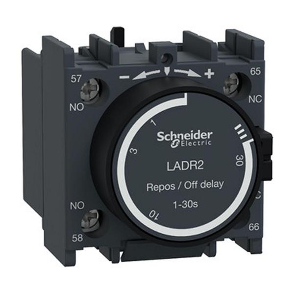 Контактен блок Schneider Electric TeSys Deca LADR2 – 1NO+1NC, 1–30 s