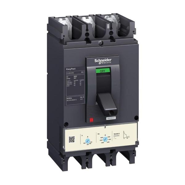 Автоматичен прекъсвач Schneider Electric EasyPact CVS630F LV563306 – 3P, 600 A, 36 kA