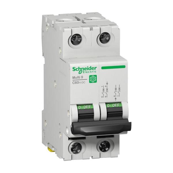 Автоматичен прекъсвач Schneider Electric Multi9 C60H-DC M9U21210 – 2P, 10 A, 500 V DC