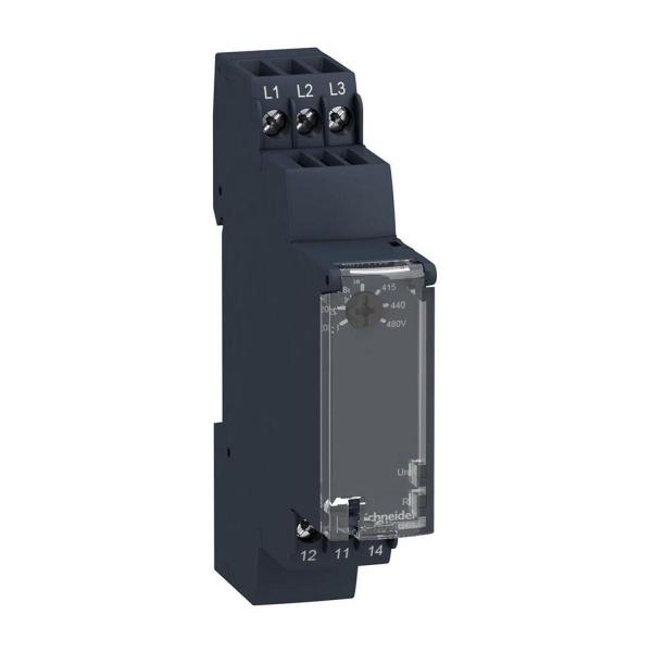 Реле за контрол на фази Schneider Electric Harmony RM17TT00 – 3P, 208…480 V AC, 1CO