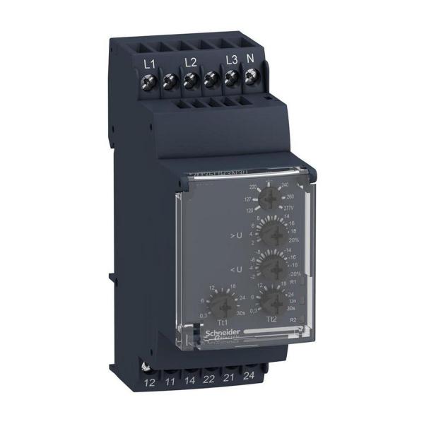 Реле за напрежение Schneider Harmony RM35UB3N30 – 3P+N, 120…277 V AC