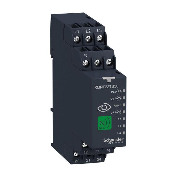 Реле за контрол на фази Schneider Harmony RMNF22TB30 – 208…480 V AC, NFC