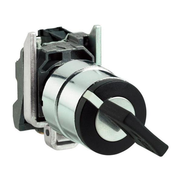 Селекторен превключвател с ключ Schneider Electric XB4BG61 – 2 позиции, 1NO