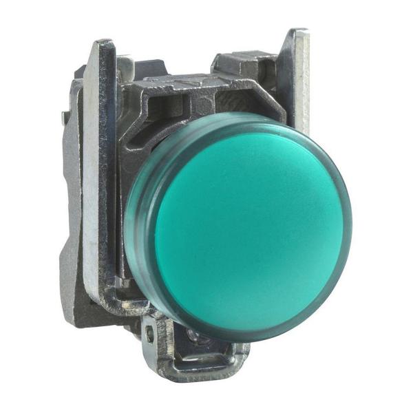 Сигнална лампа Schneider Electric XB4BVM3 – зелена, 230–240 V AC, 22,5 мм