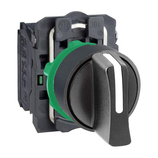 Селекторен превключвател Schneider Electric XB5AD33 – 3 позиции, 2NO