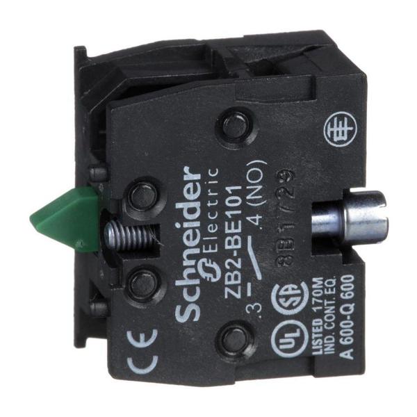 Контактен блок Schneider Electric ZB2BE101 – 1NO, винтови клеми