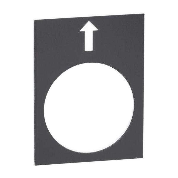 Основа за етикет Schneider Electric ZB2BY2910 – 30 × 40 мм, стрелка