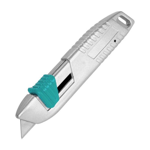 Макетен нож Wolfcraft 4134000 – метален, трапецовидно острие 19 мм